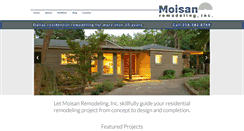 Desktop Screenshot of moisanremodeling.com